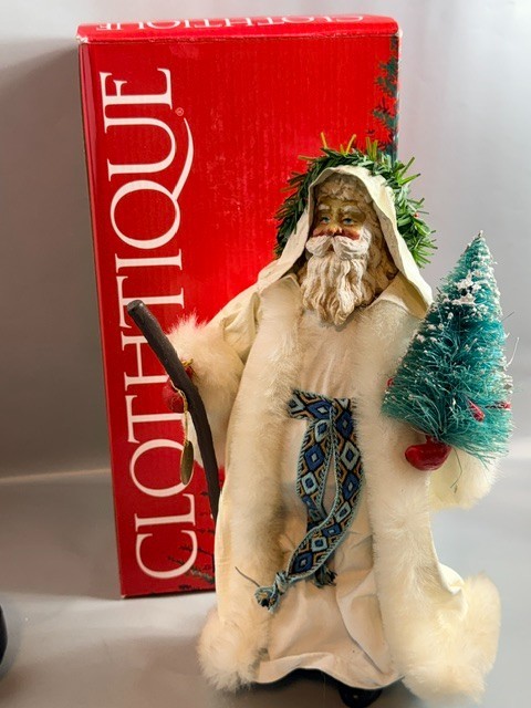 Santa Claus Crinkle Clothtiques Christmas Figurine Possible Dreams White Tree Santa Claus Crinkle Clothtiques Christmas Figurine Possible Dreams White Tree