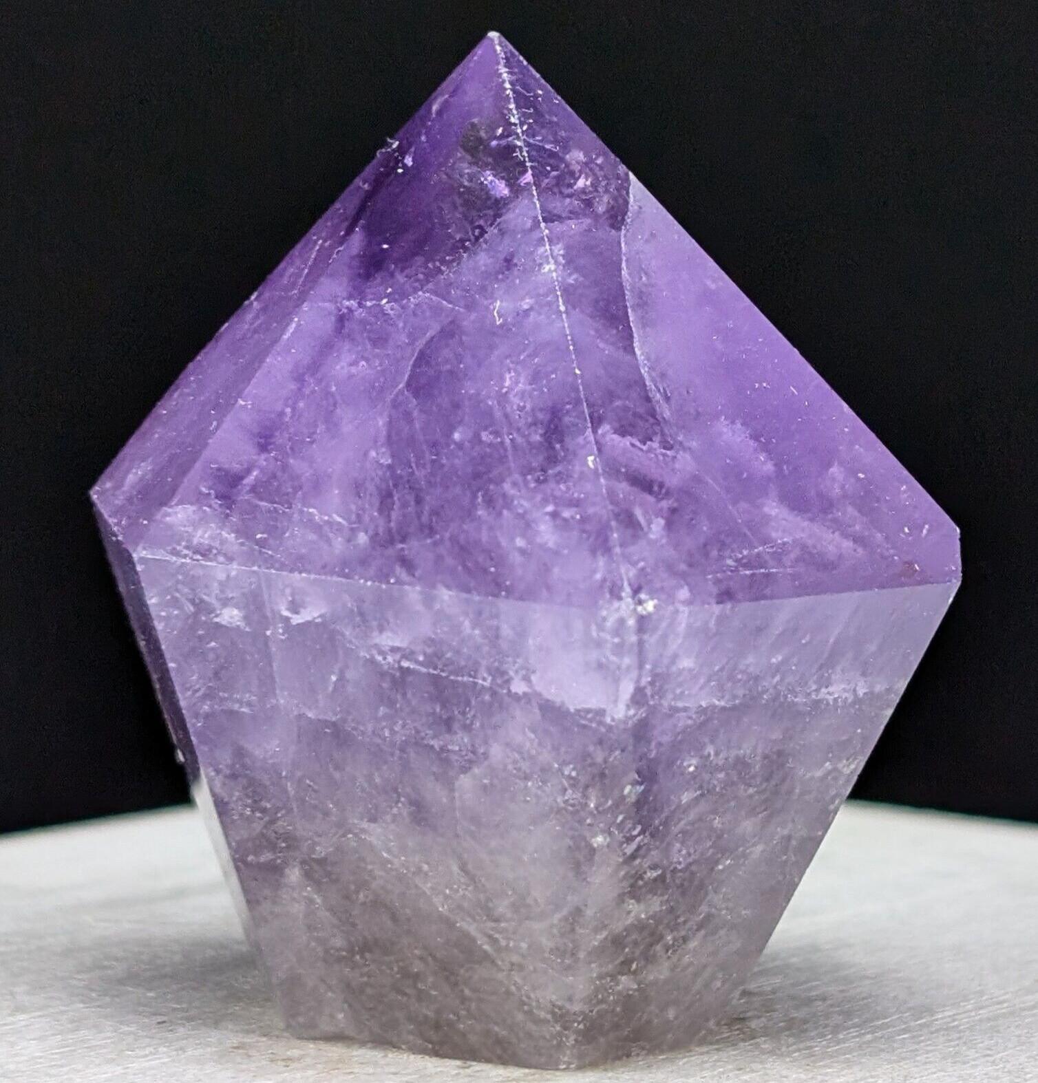 Amethyst Tower Diamond Gem Purple Crystal Chakra Gemstone Point Amethyst Tower Diamond Gem Purple Crystal Chakra Gemstone Point