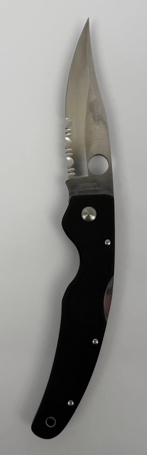 Spyderco Renegade C23GPS Folding Knife GIN-1 Blade Seki Japan G10 Combo Edge VTG