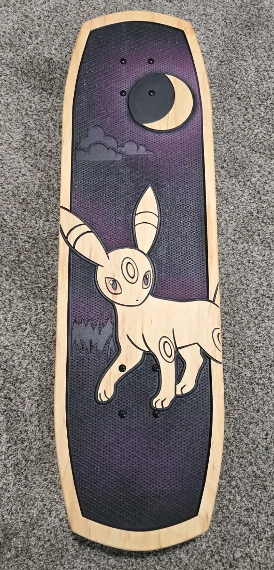2020 Pokemon Center x Bear Walker Limited Edition Umbreon Skateboard NEW 2020 Pokemon Center x Bear Walker Limited Edition Umbreon Skateboard NEW