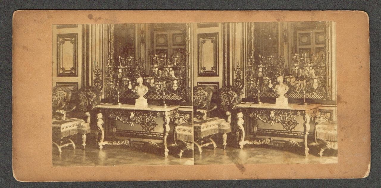 b408, Anon-Unknown Stereoview, # -, Royal Chamber, UK., 1870s