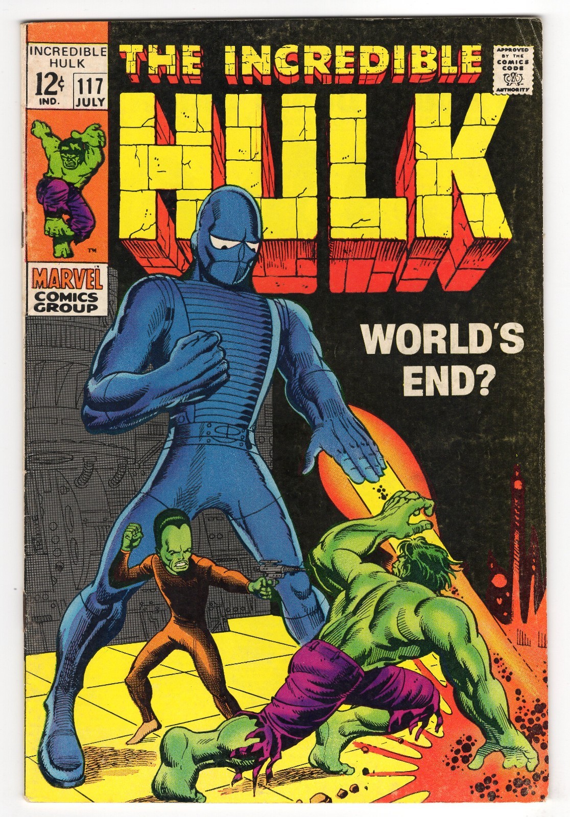 Incredible Hulk 117 1969 Marvel Comics VG/F 5.0 Betty Ross Leader