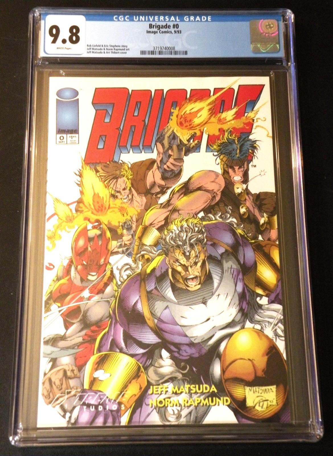 Brigade #0 CGC 9.8 Image Comics 1993 Robert Liefeld