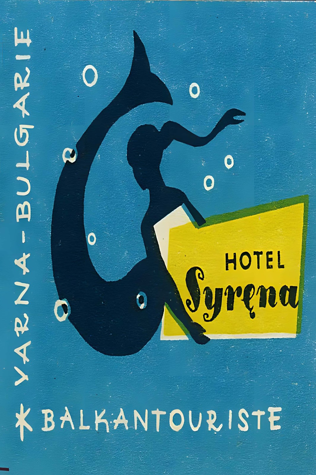 Hotel Syrena 1960s Travel Poster 🇧🇬✨ - Retro 24x36” Hi-Res💎 Print