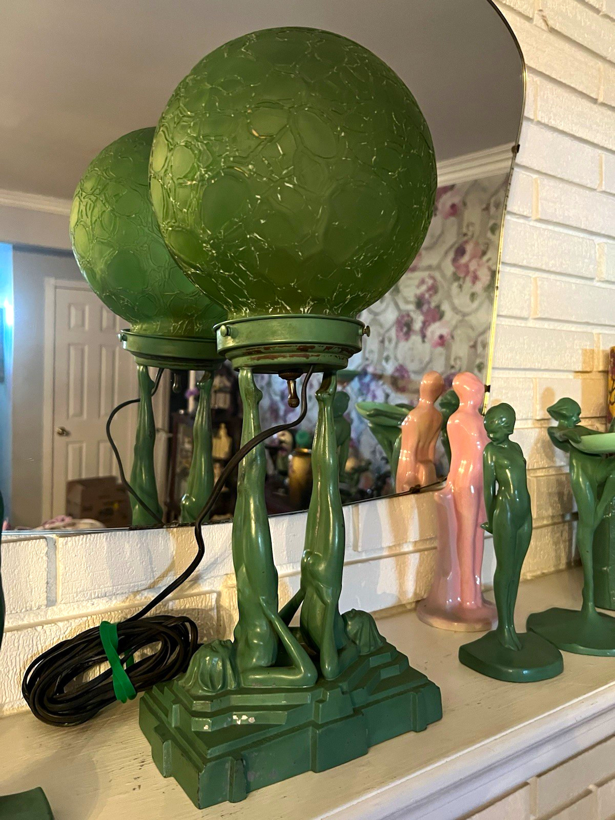 Frankart Art Lamp Model # L220. Overall good condition. Lamp not tested.