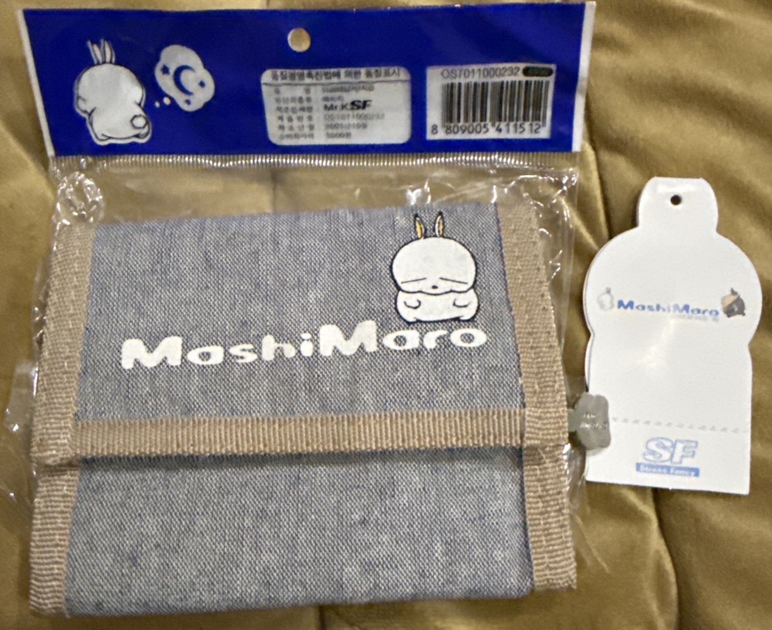 Vintage Mashimaro Tri-fold Wallet In It’s Original Packaging 2001