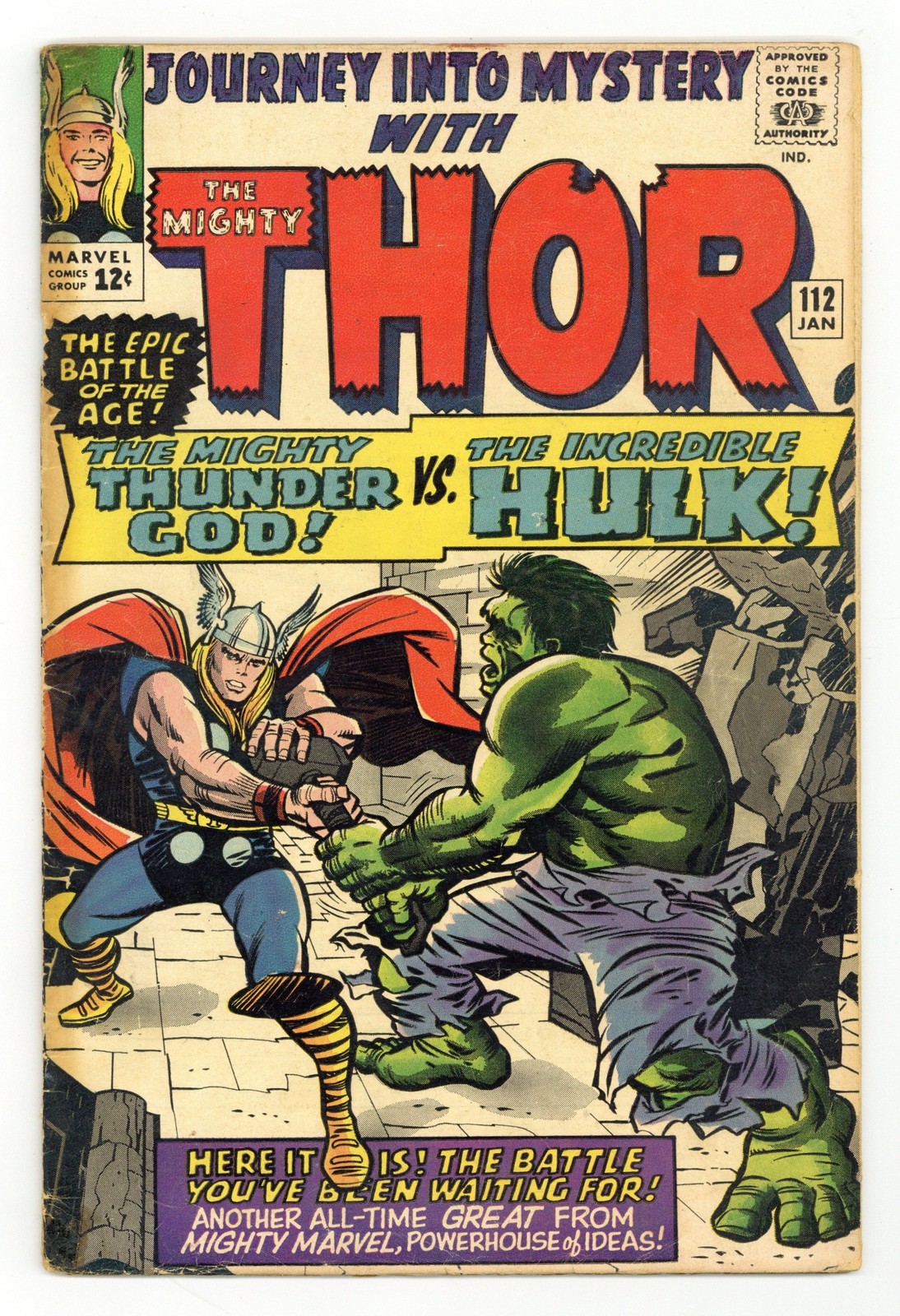 Thor Journey Into Mystery #112 GD 2.0 1965