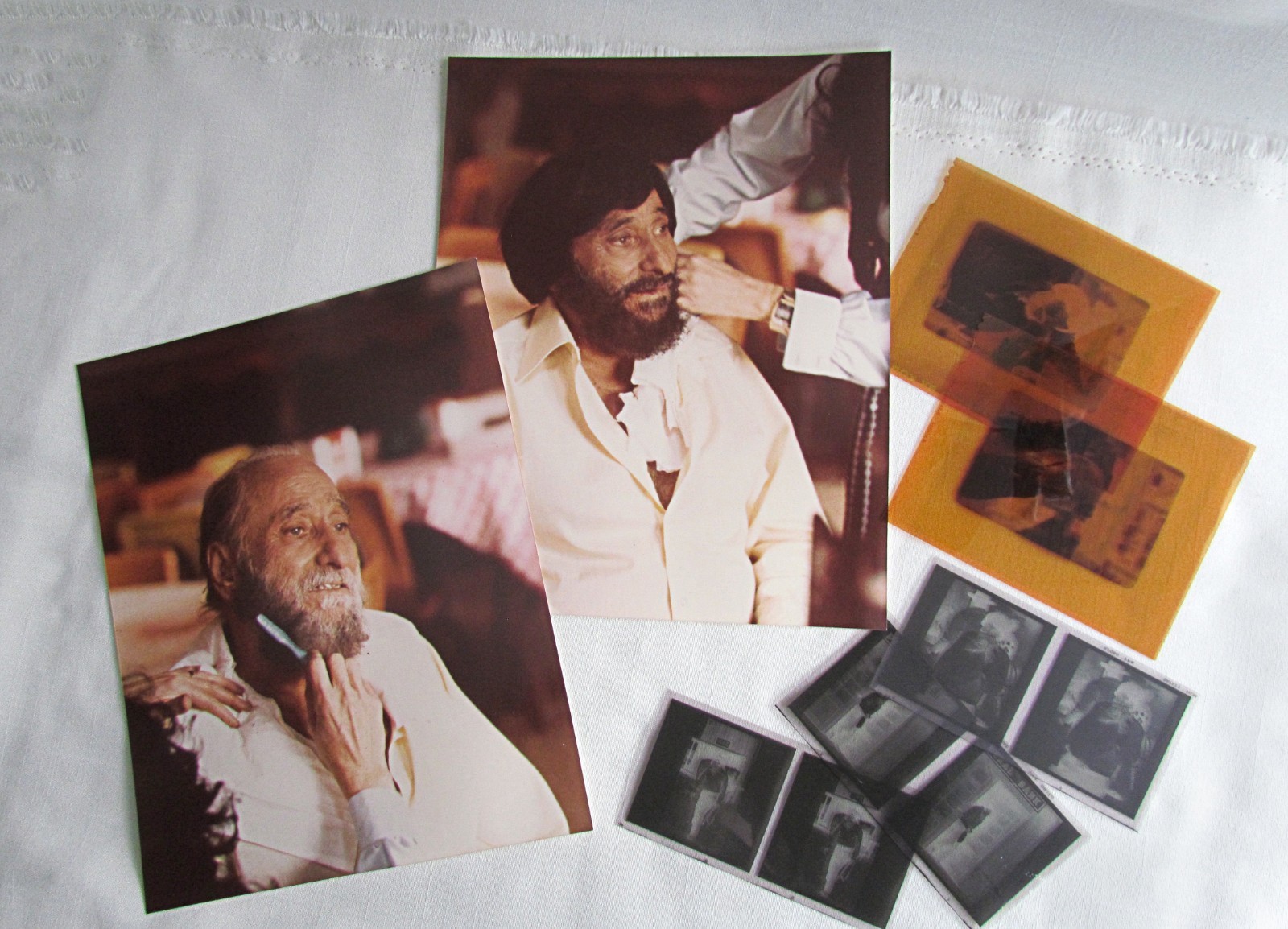 2 OOAK Original Ted DeGrazia Color Photos + Negatives ~ Cowboy/Bank Robber 1979 2 OOAK Original Ted DeGrazia Color Photos + Negatives ~ Cowboy/Bank Robber 1979