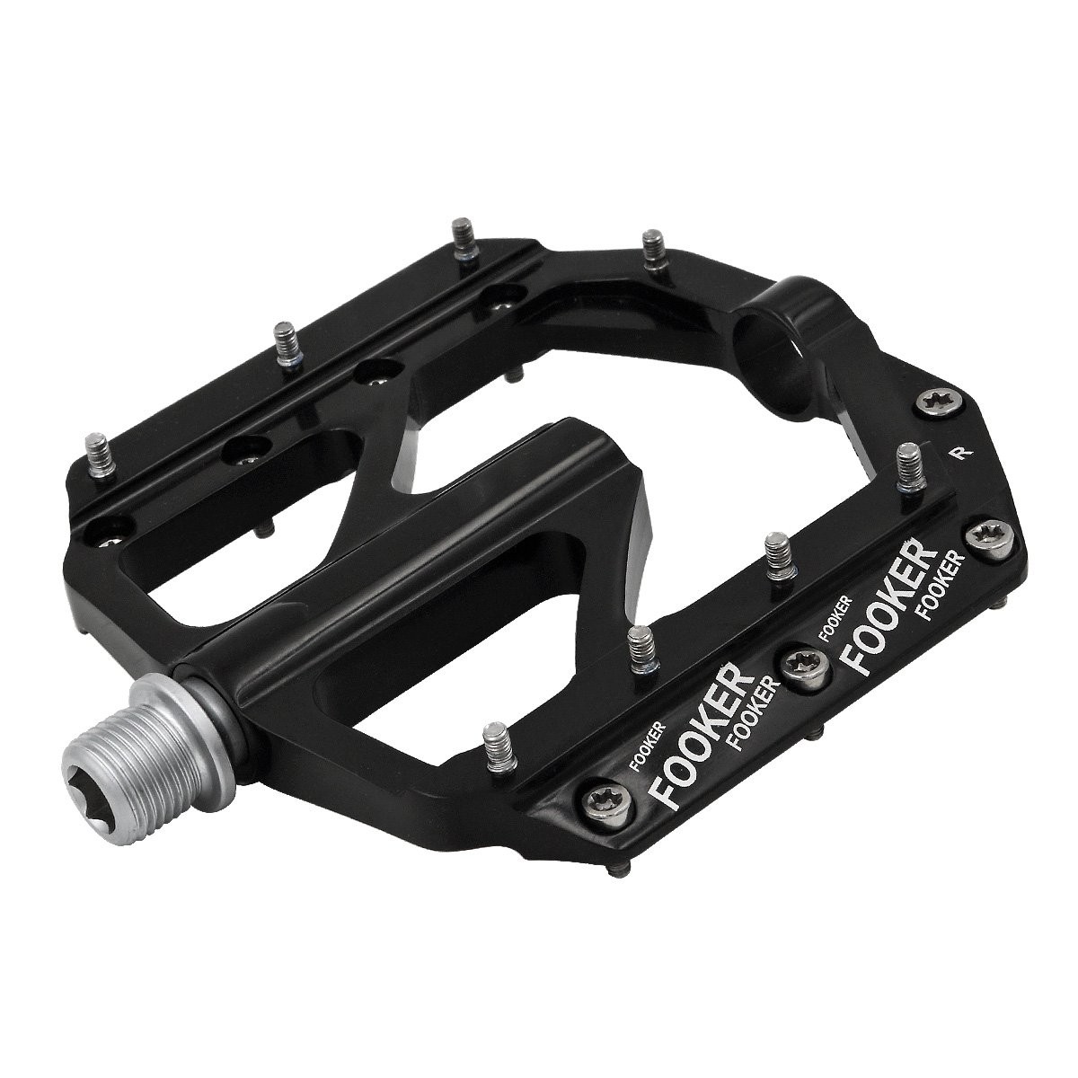 FOOKER Bike Pedals Non-Slip Aluminum Alloy MTB Mountain 9/16\