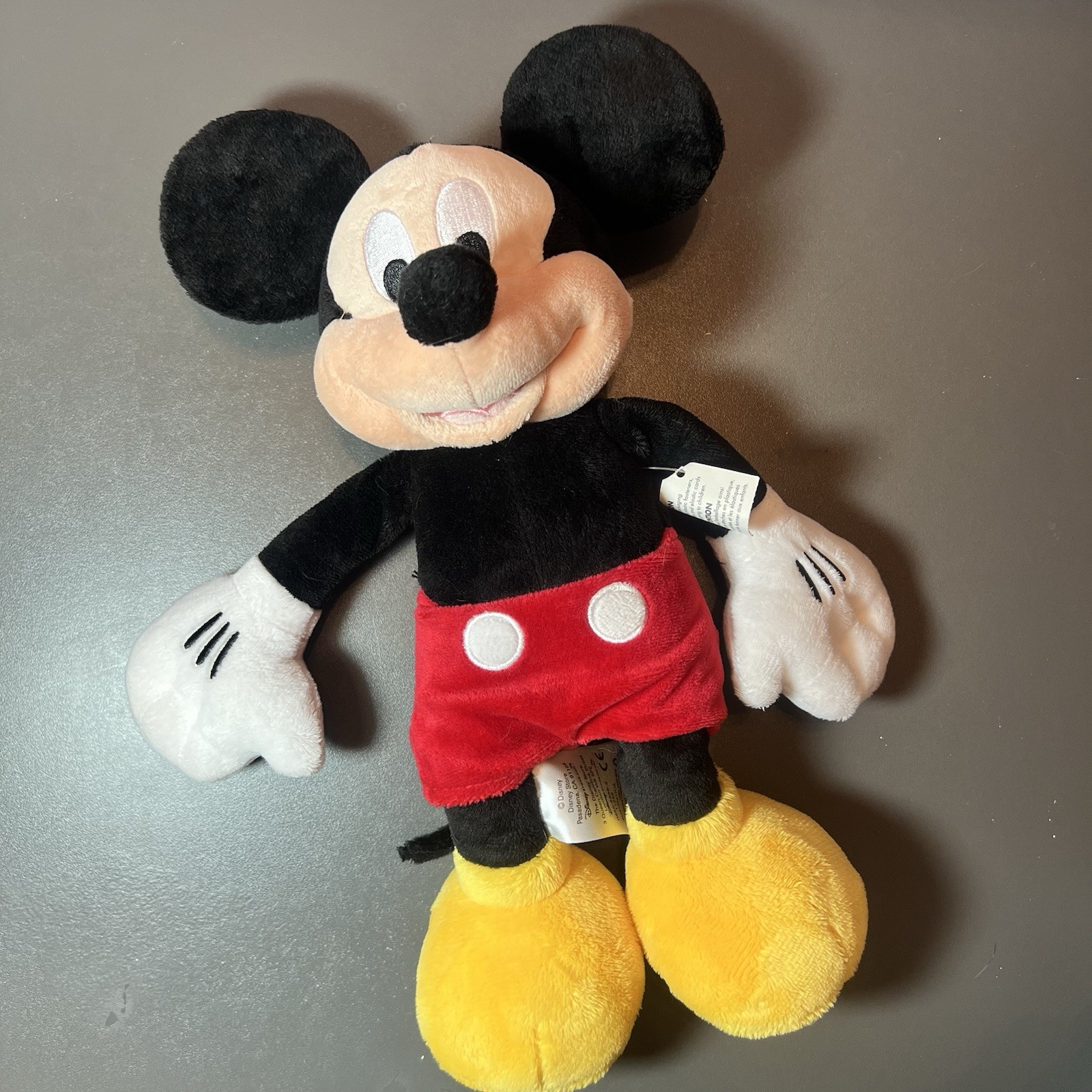 NWT Official Authentic Disney Store Mickey Mouse Plush Toy 12” Medium