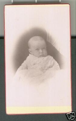 CDV Photo-Buena Vista Colorado-Young Baby-C W Erdlen CDV Photo-Buena Vista Colorado-Young Baby-C W Erdlen