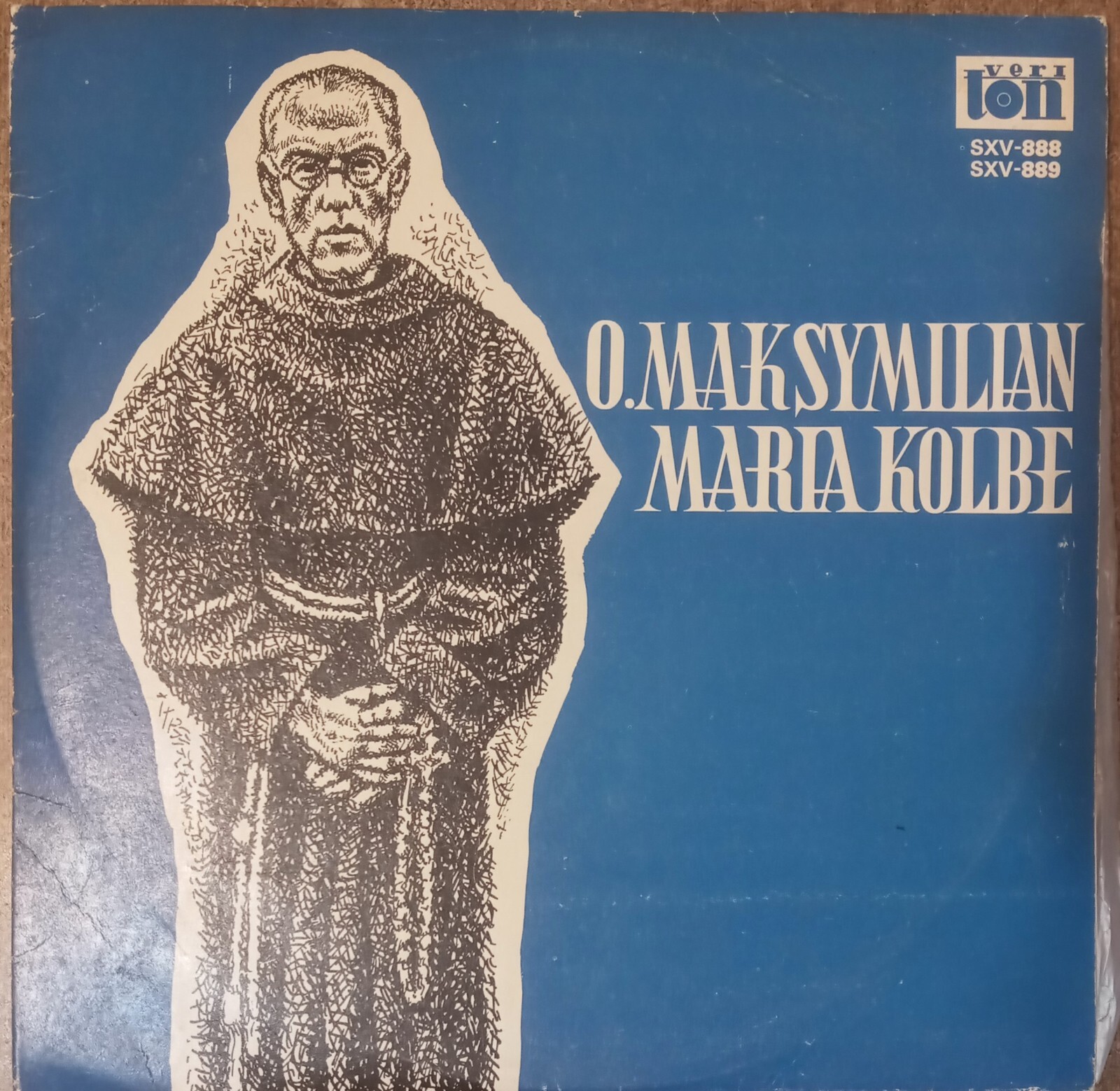 Father Maximilian Maria Kolbe 2 LP Vinyl Catholic Martyr Poland 1983 Veriton
