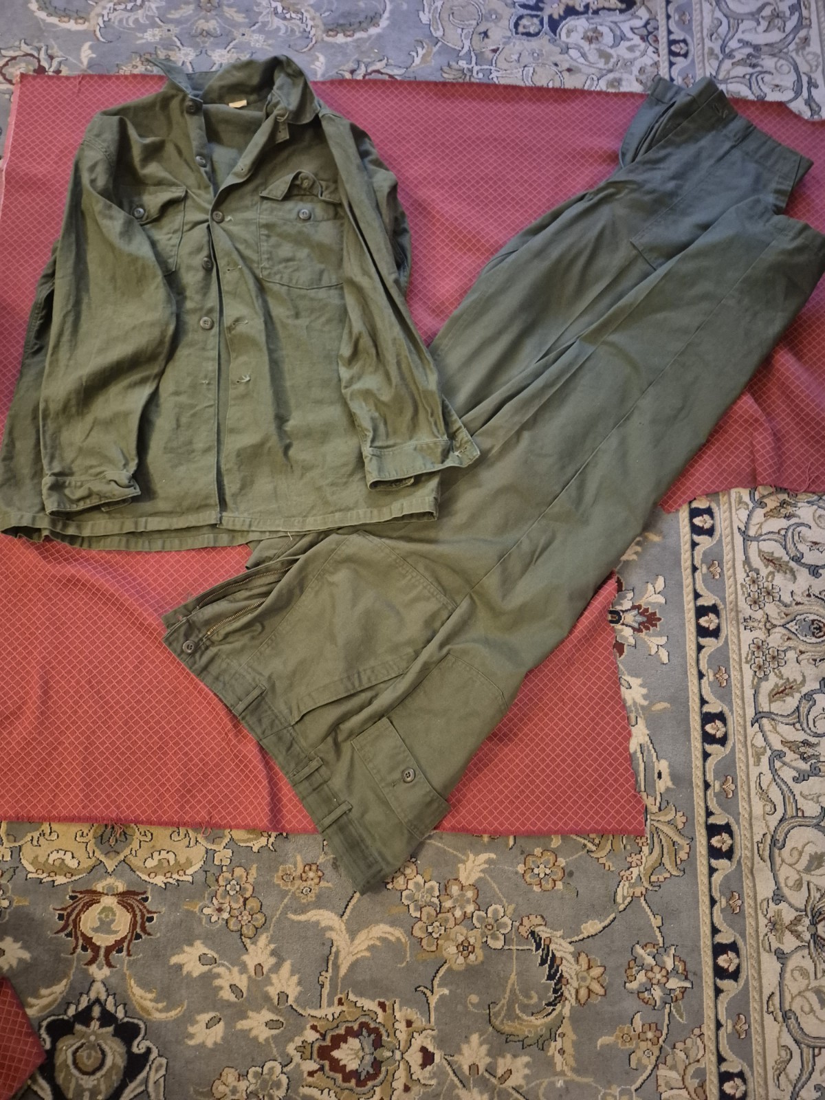 Vietnam Era US Army OG-107 Pattern 1 Top 2 Pants