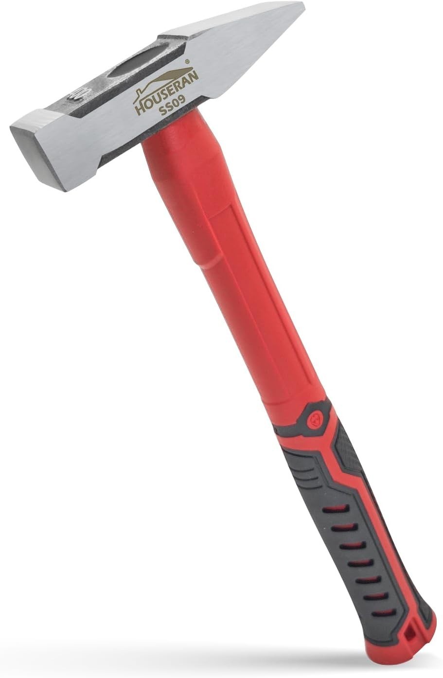 300g Cross Peen Sheet Metal Hammer with Non-Slip Rubber Grip