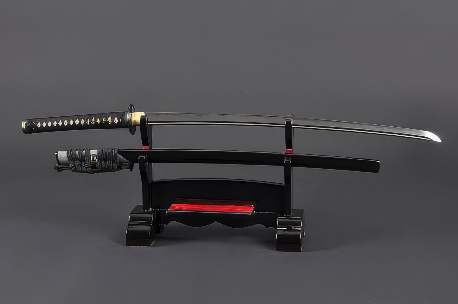 Black Wing Katana - 1095 High Carbon Steel Hand Forged Clay Tempered Full Tang Black Wing Katana - 1095 High Carbon Steel Hand Forged Clay Tempered Full Tang