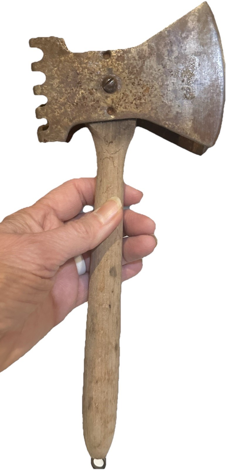 1911 ANTQ VTG RARE MEAT TENDERIZER CHOPPER ICE HAMMER KITCHEN TOOL WOODEN HANDLE 1911 ANTQ VTG RARE MEAT TENDERIZER CHOPPER ICE HAMMER KITCHEN TOOL WOODEN HANDLE