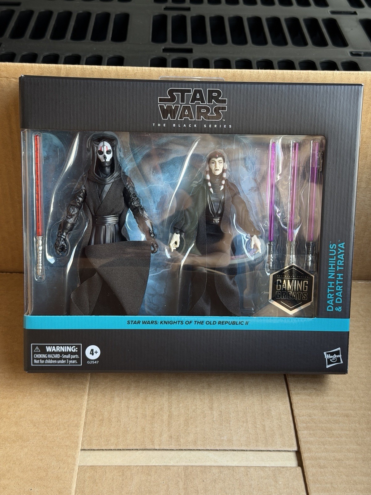 Hasbro Star Wars Black Series Gaming Greats Darth Nihilus & Darth Traya NIB Hasbro Star Wars Black Series Gaming Greats Darth Nihilus & Darth Traya NIB