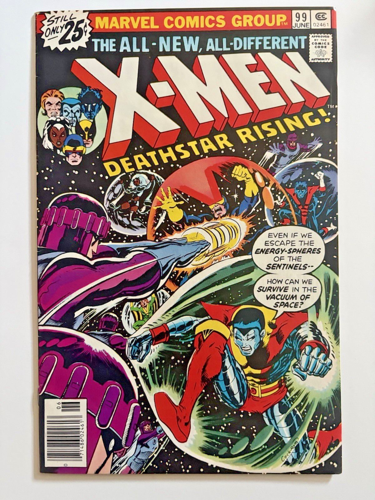 X-Men #99 Jun 1976 Sentinels All-New All-Different Bronze Age Marvel FN/VF (7.0) X-Men #99 Jun 1976 Sentinels All-New All-Different Bronze Age Marvel FN/VF (7.0)