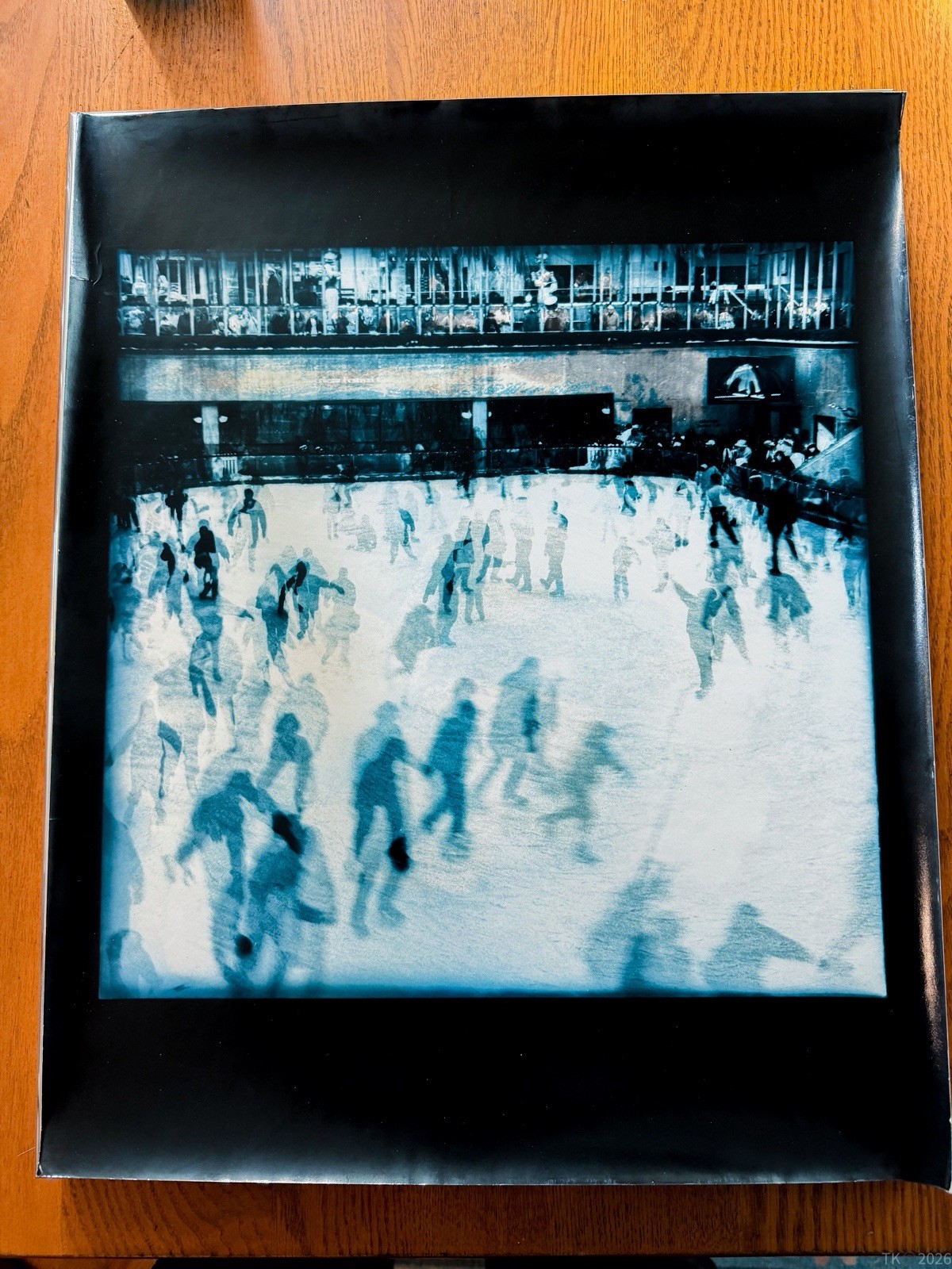 16x20 Silver Gelatin Photograph 90s Rockefeller Center New York 16x20 Silver Gelatin Photograph 90s Rockefeller Center New York