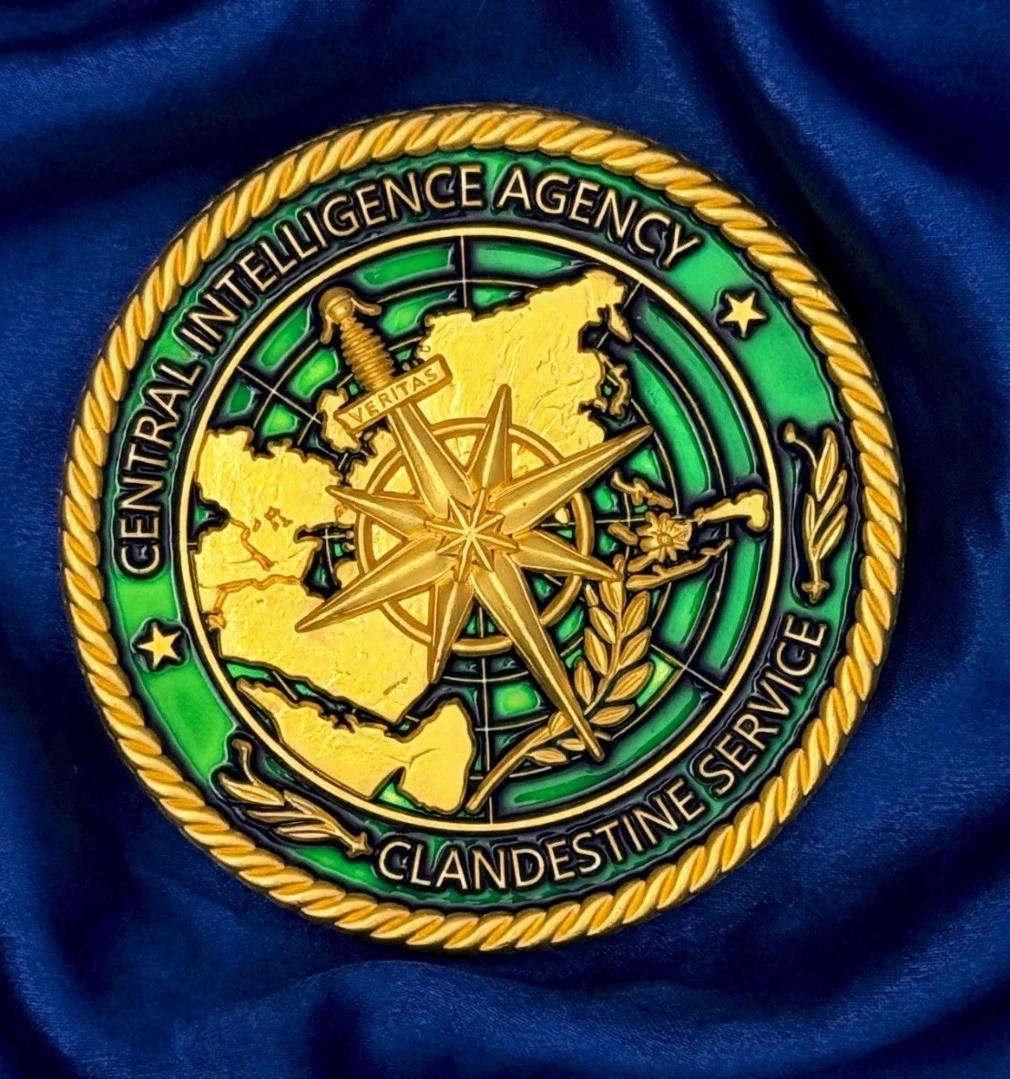 CIA Near East & South Asia Division Challenge Coin — Clandestine Service 1947