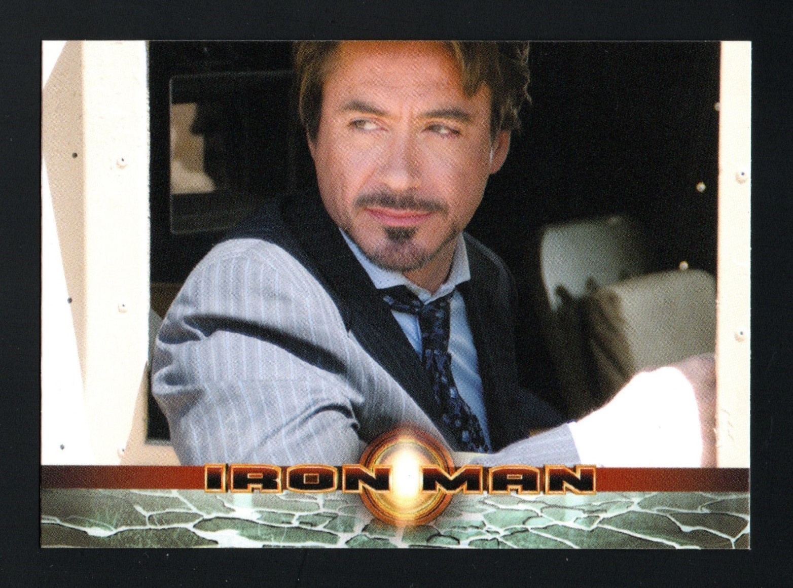 2008 Iron Man Movie BASE Card #2 / BILLIONARE TONY STARK - Robert Downey Jr. RC 2008 Iron Man Movie BASE Card #2 / BILLIONARE TONY STARK - Robert Downey Jr. RC