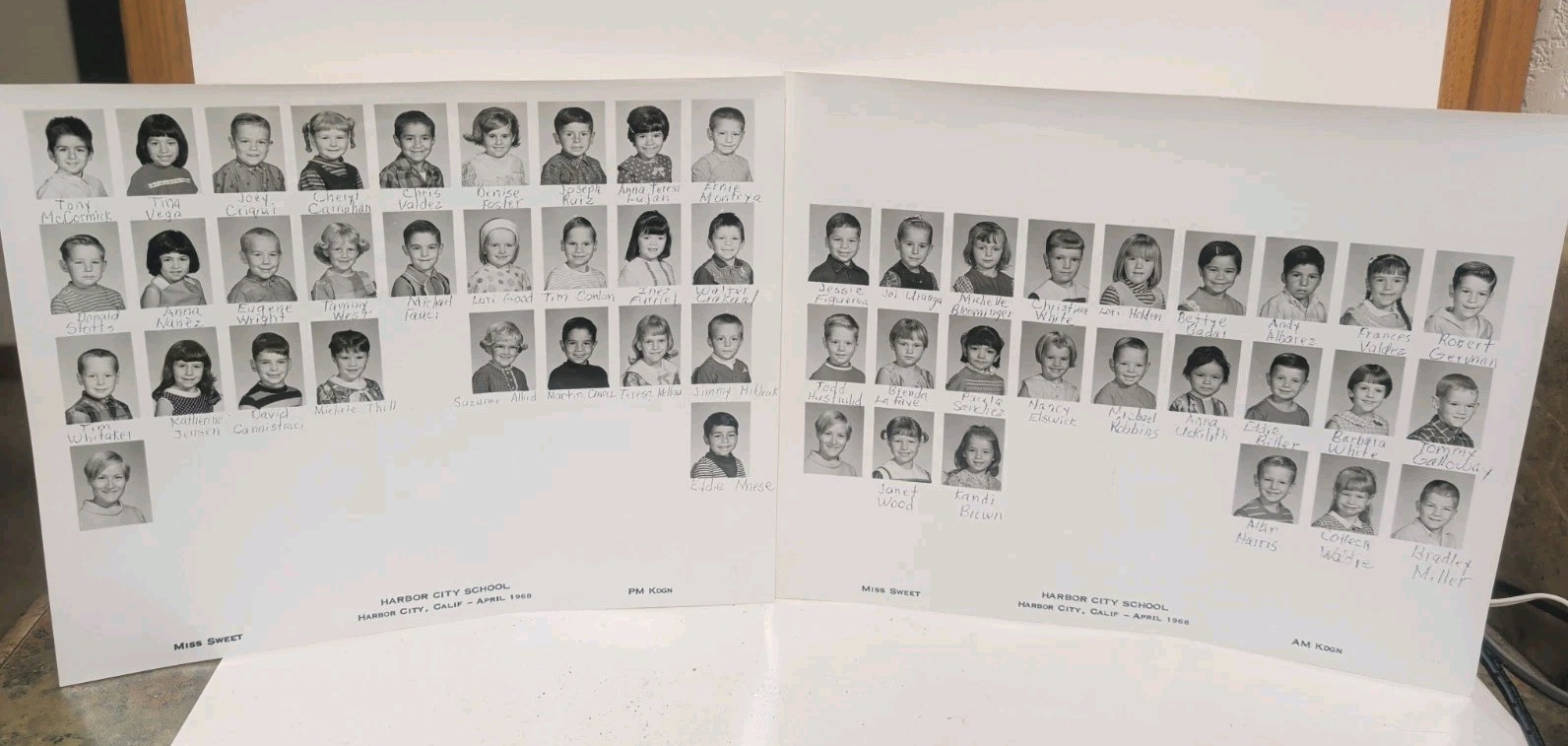 1968 Vintage Harbor City School  Harbor City Californiaiss Sweet Class