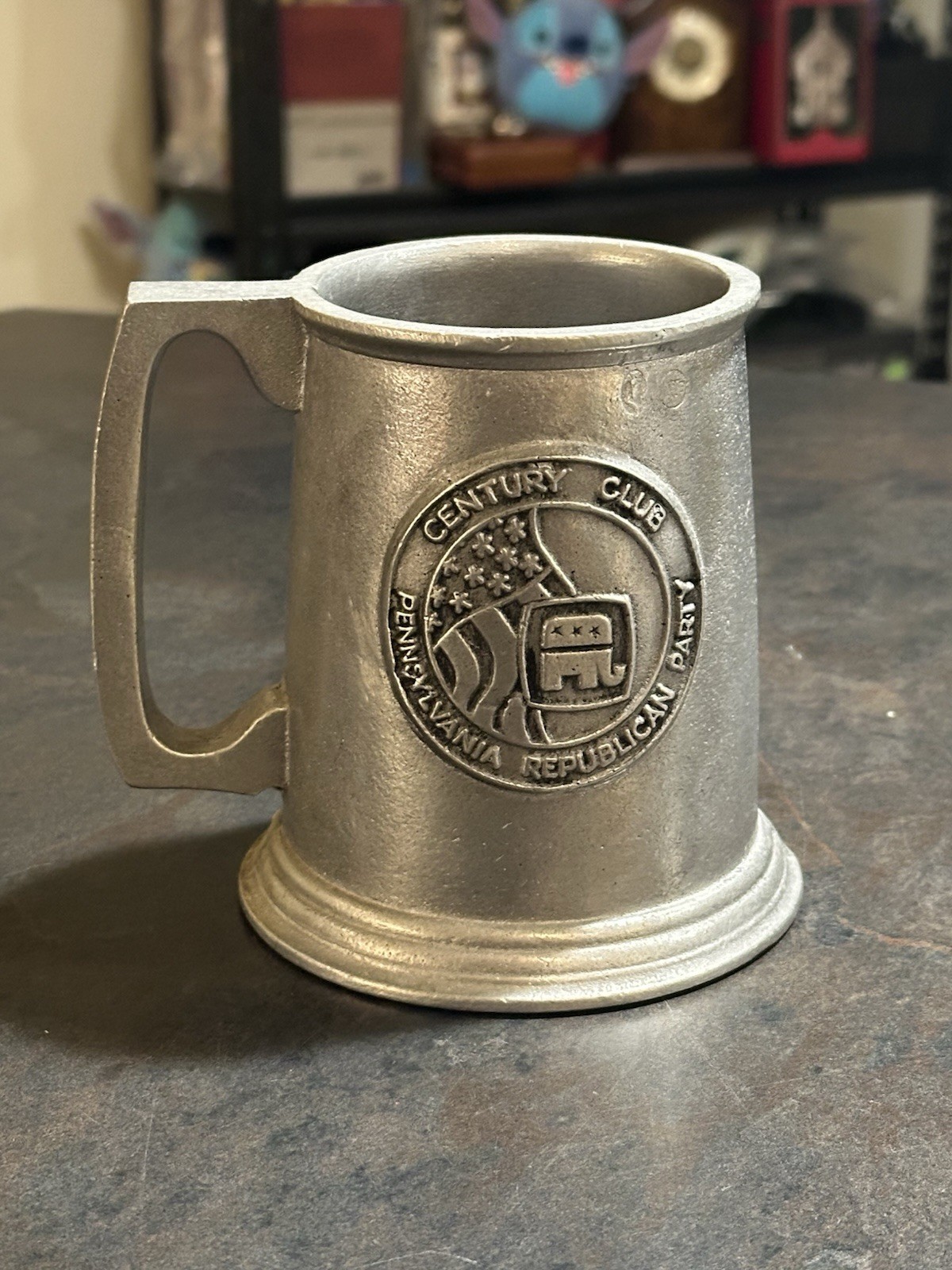 Vintage Wilton Pewter Mug Pennsylvania Republican Party Century Club GOP Tankard