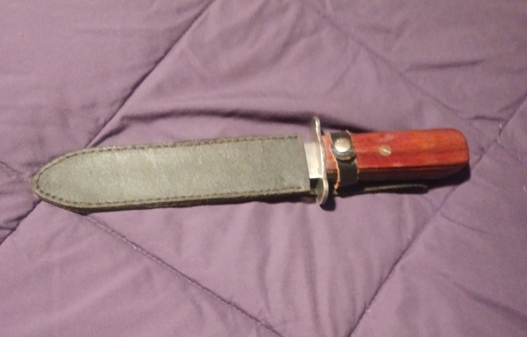 Vintage - Bowie Knife - XL-223 - With Black Sheath - Tomahawk Brand - 8
