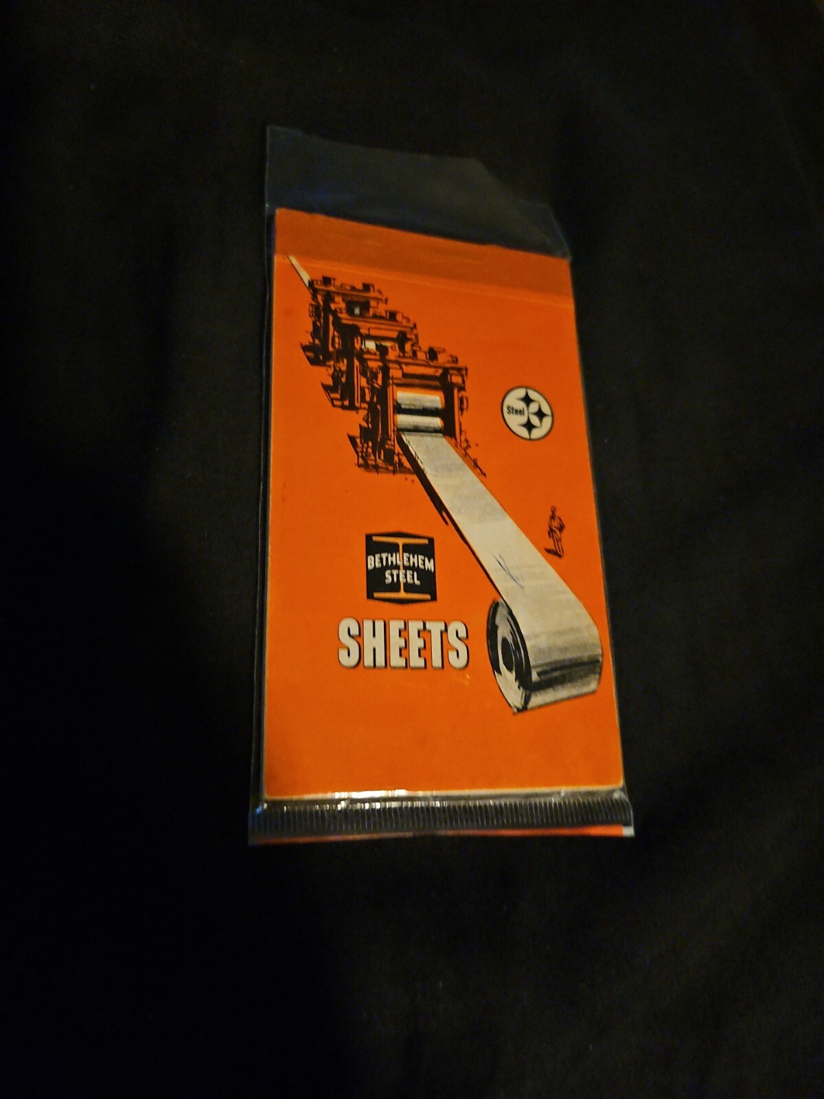 Vintage Very Old New Advertising Booklet Notepad Bethlehem Steel Sheets #139