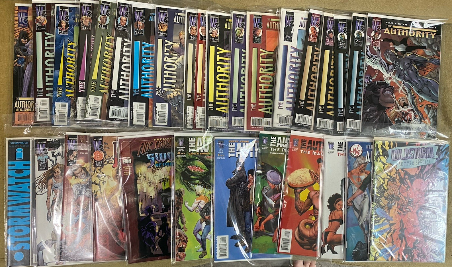 The Authority (vol 1) 1-29 set plus Kev, Jenny Sparks more VF/NM 51 key books
