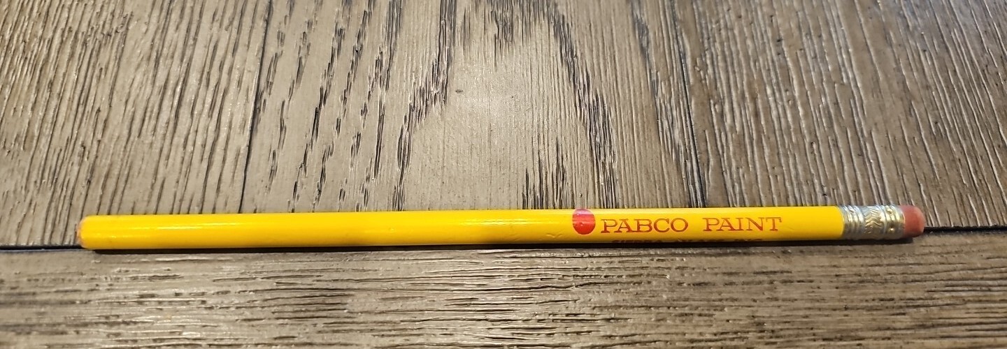 Vintage Rare Pabco Paint Sierra Glass Inc. Pencil Sonora California