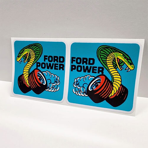 FORD POWER Vintage Style DECAL, Left & Right, Vinyl STICKER, hot rod, car racing FORD POWER Vintage Style DECAL, Left & Right, Vinyl STICKER, hot rod, car racing