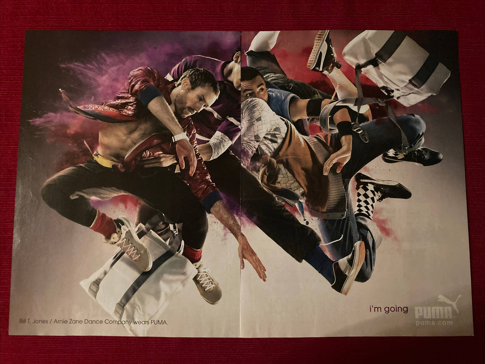 2011 Bill T. Jones Arnie Dance Company Puma sneakers Print Ad - Great to Frame