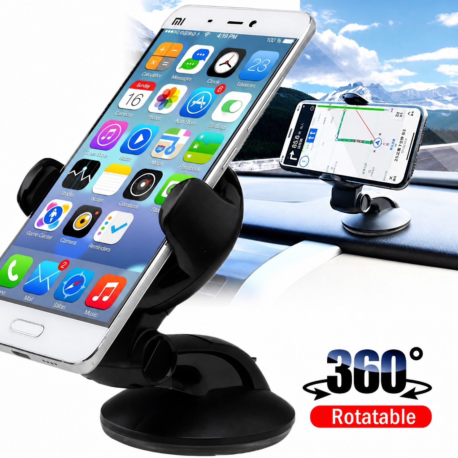 360° Universal Mount Holder Car Stand Windshield For Mobile Cell Phone GPS 360° Universal Mount Holder Car Stand Windshield For Mobile Cell Phone GPS