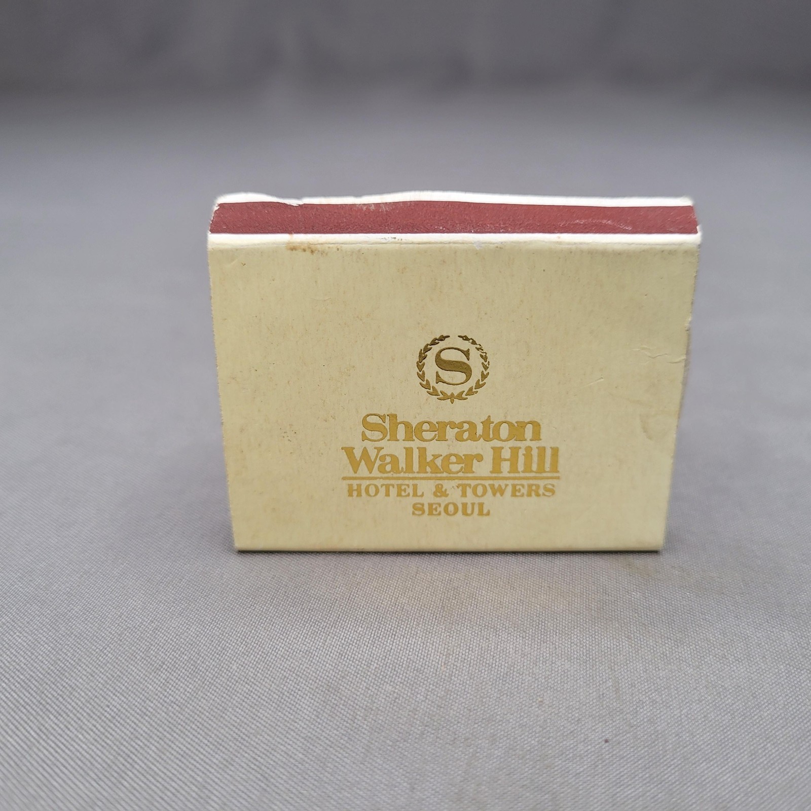 Vintage Sheraton Walker Hill Hotel & Towers Seoul Korea Matchbox Matches Welcome