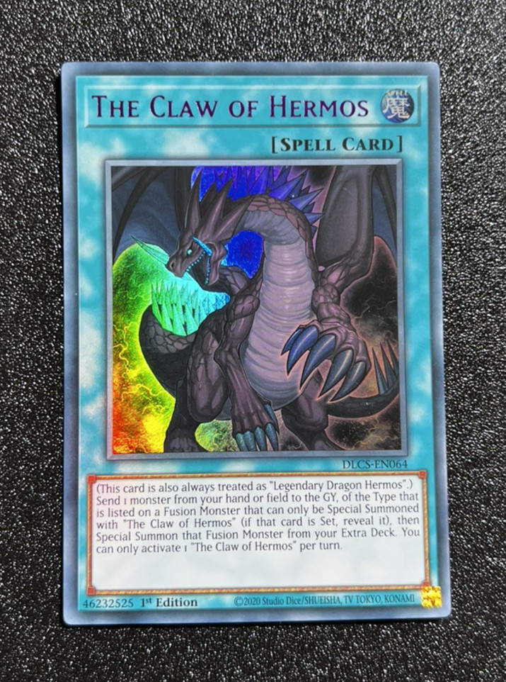 Ultra Rare The Claw Of Hermos | DLCS-EN064 | Ultra Rare Purple | 1st Ed | Mint