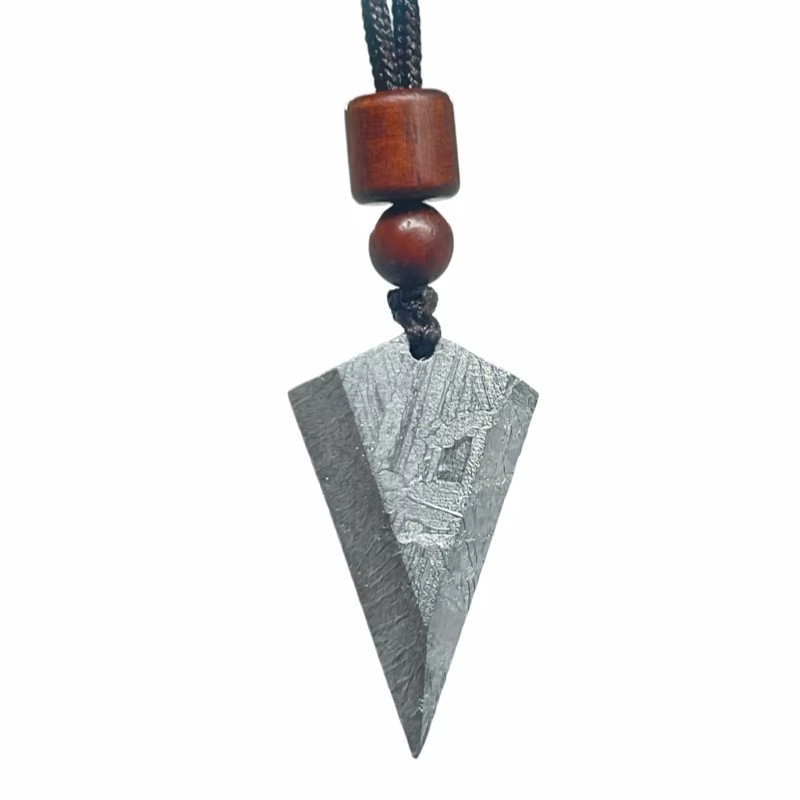 Nickel Plated Muonionalusta Meteorite Arrow Pendant  Cosmic Jewelry LK379