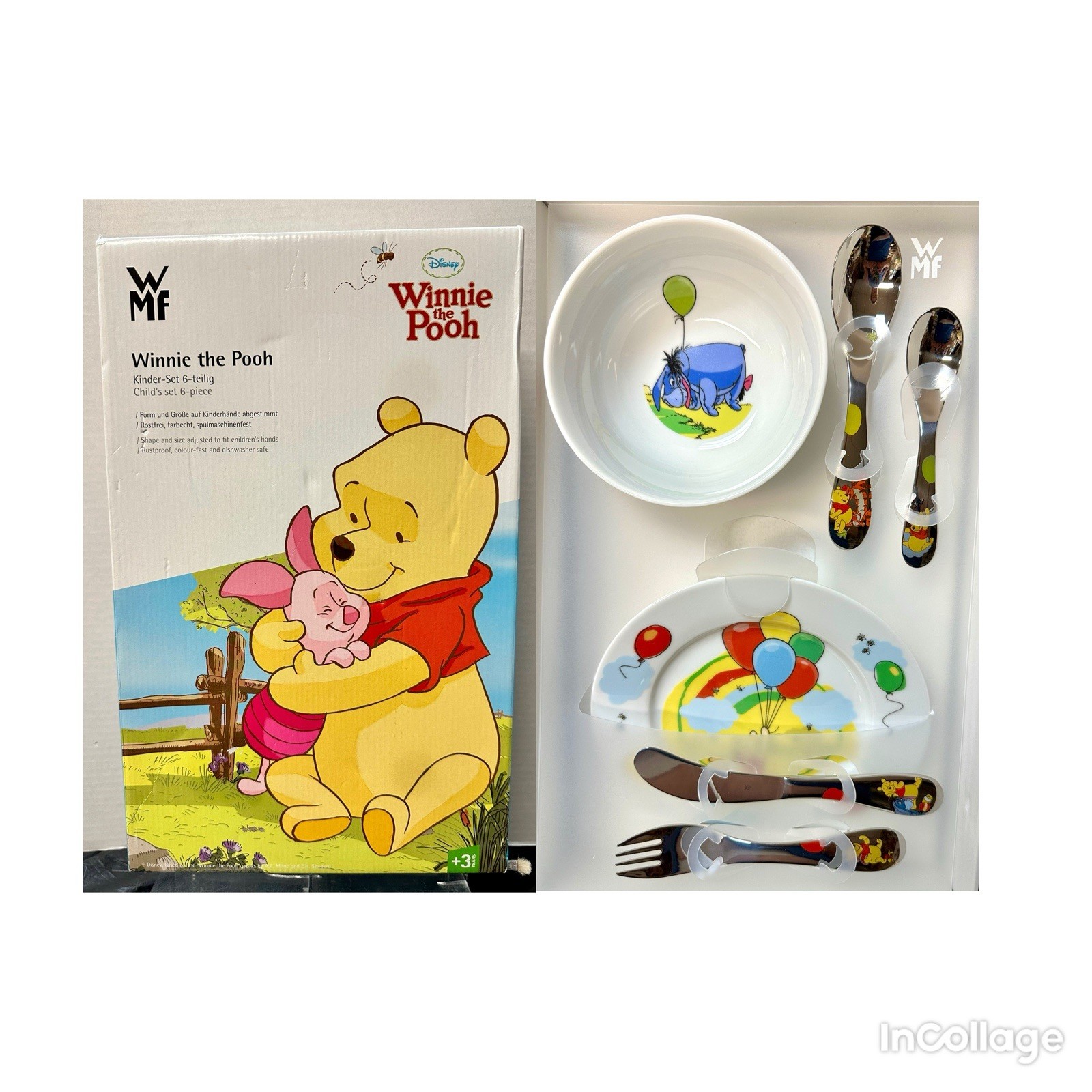 WMF Disney Winnie The Pooh Cutlery 6 Piece Set W12 8350 9964