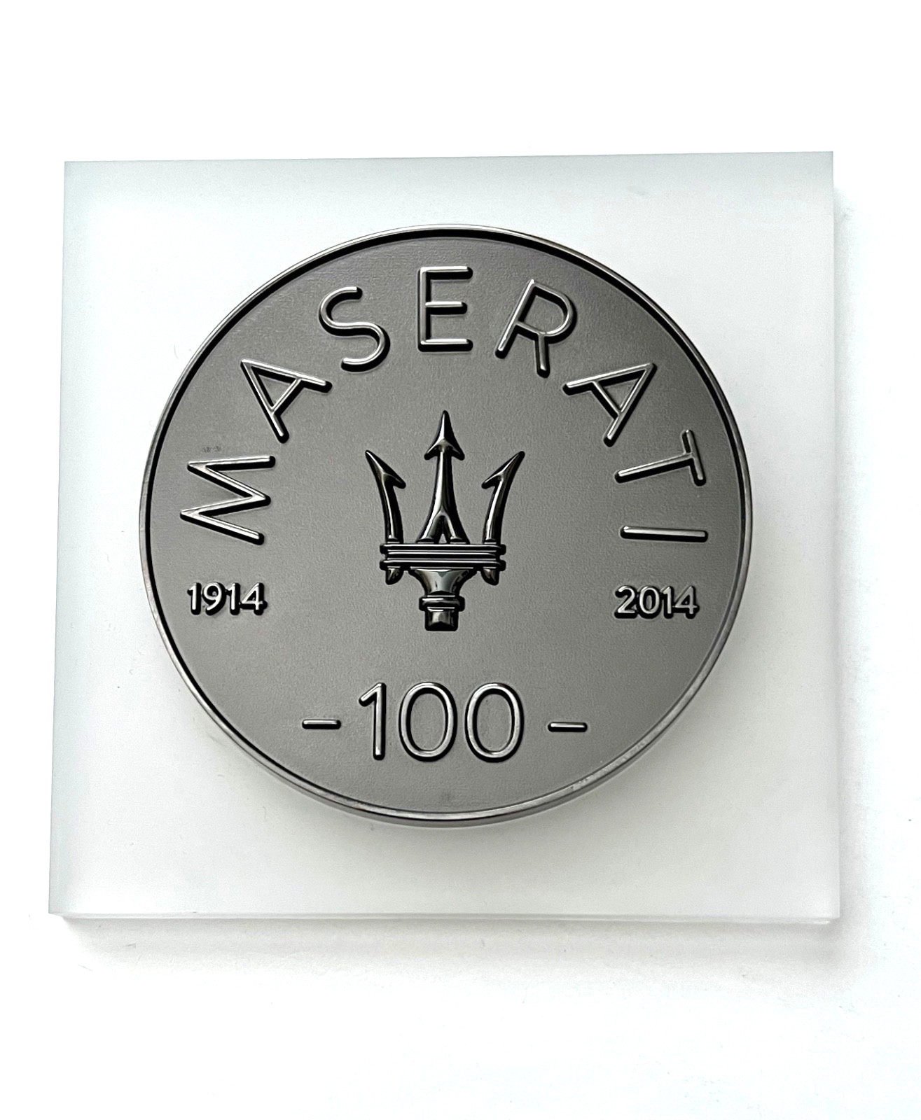 Maserati 100th Anniversary Medal/Paperweight