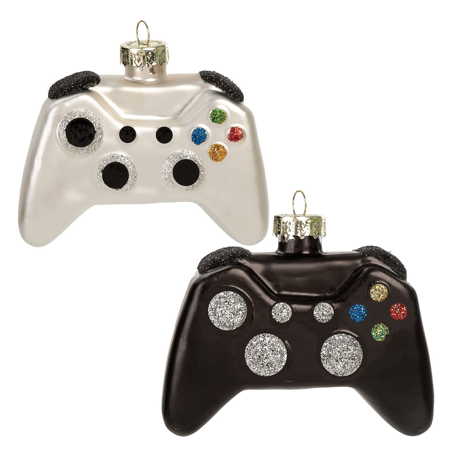 Syncfun Christmas Glass Video Game Controller Ornament Christmas Tree Decoration