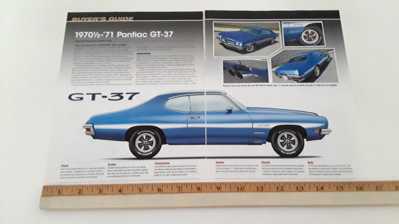 1970 1/2 - 1971  PONTIAC GT-37 - ORIGINAL 2009 ARTICLE