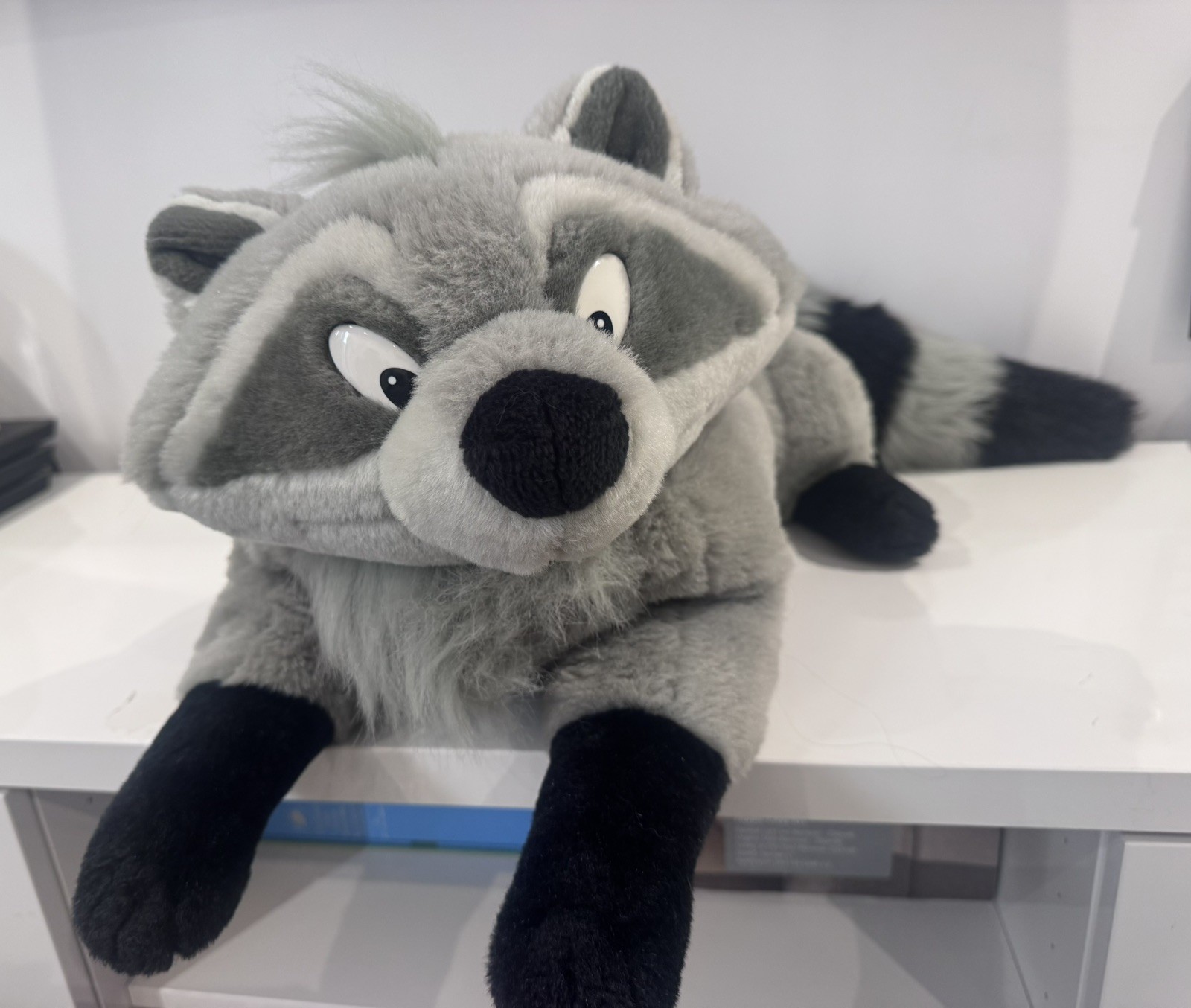 Disney Mattel Vintage 1995 88cm Meeko Plush Raccoon Pocahontas Stuffed Animal 