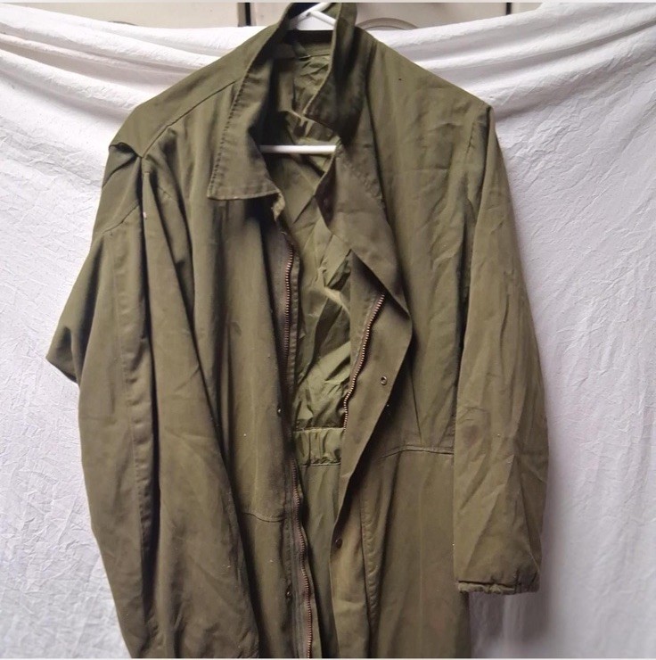 These Vintage Olive Green US Military Cold Weather Mechanic Coveralls Feature M