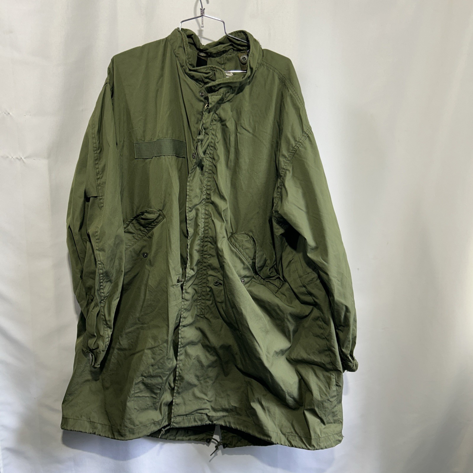 VTG 1973 US Military Fishtail Parka Extreme Cold Weather Green Men\'s Medium M65