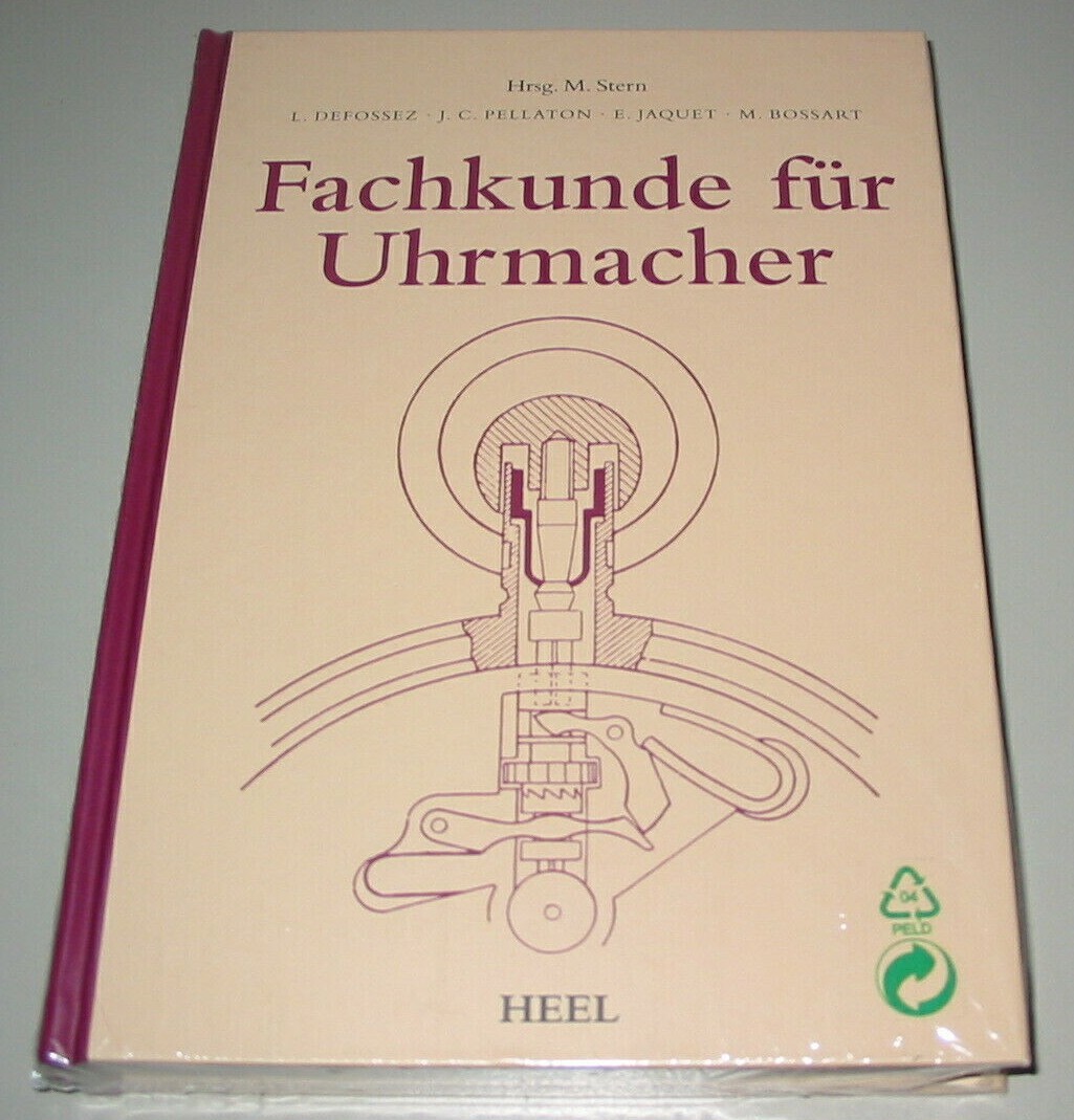 Fachkunde für Uhrmacher Lehrbuch Uhren Uhr Handbuch Lehrbuch Buch Fachbuch Neu