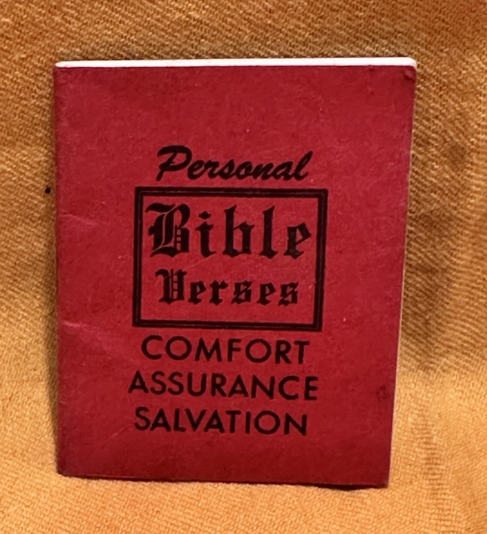 Vtg Personal Bible Reference Comfort Assurance Mini Booklet Verses Scripture Vtg Personal Bible Reference Comfort Assurance Mini Booklet Verses Scripture