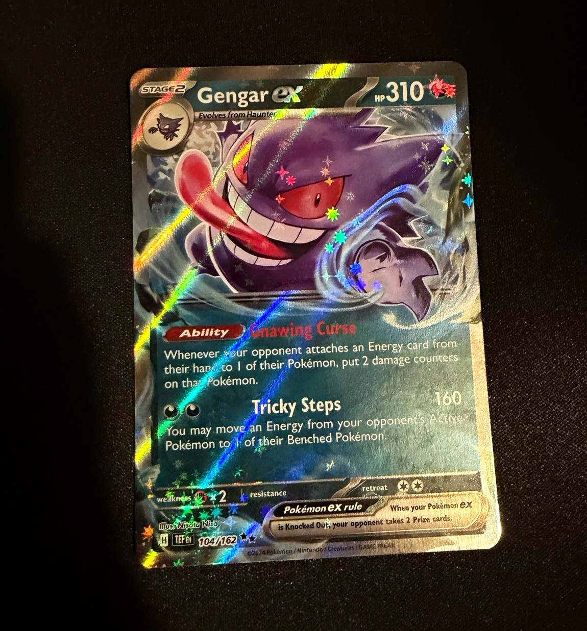 The Pokémon Company Gengar ex 104/162 Temporal Forces Double Rare Holo ENG