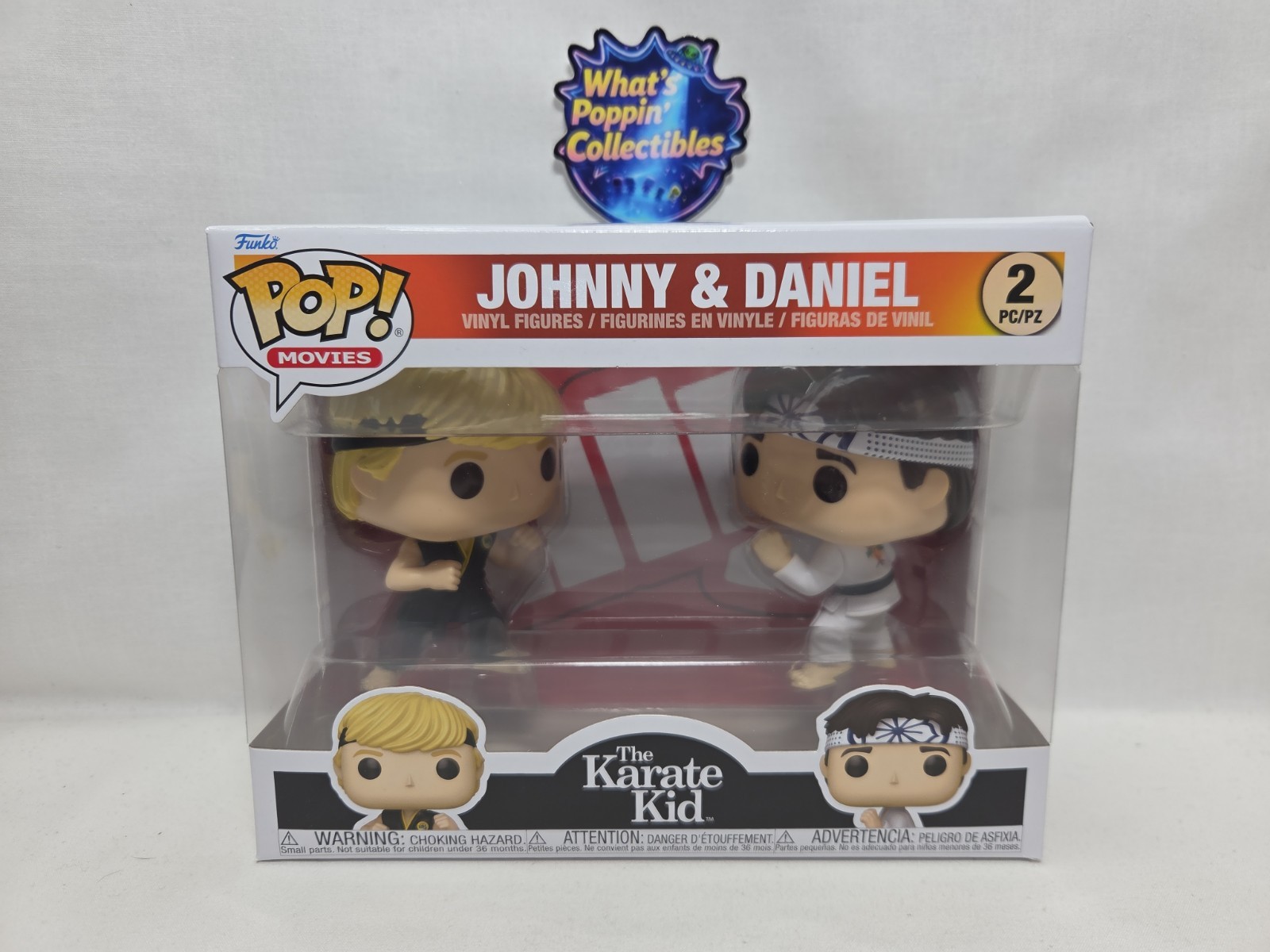 Funko Pop Vinyl: Box Damage The Karate Kid - Johnny & Daniel 2-Pack Funko Pop Vinyl: Box Damage The Karate Kid - Johnny & Daniel 2-Pack