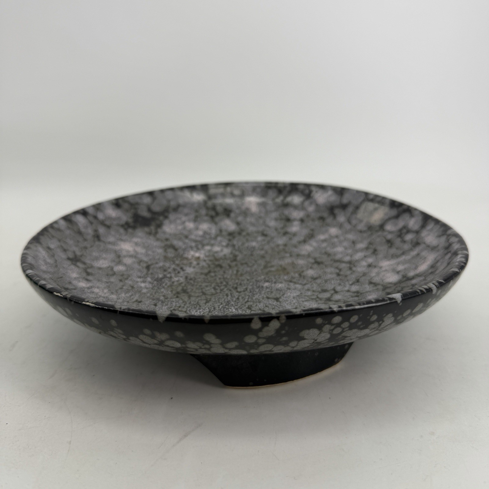 Vintage Napcoware PINK Black Footed Bowl Dish Trinkets National Potteries C-6238