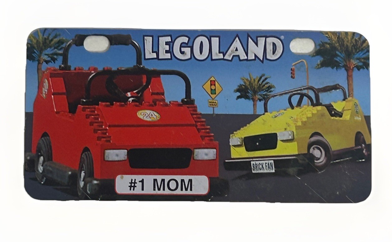 LEGOLAND CALIFORNIA #1DRIVING SCHOOL PLATE NUMBER